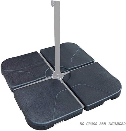 Cobana Cantilever Offset Patio Umbrella Base Sand Water Filled Outdoor Heavy Duty Umbrella Stand