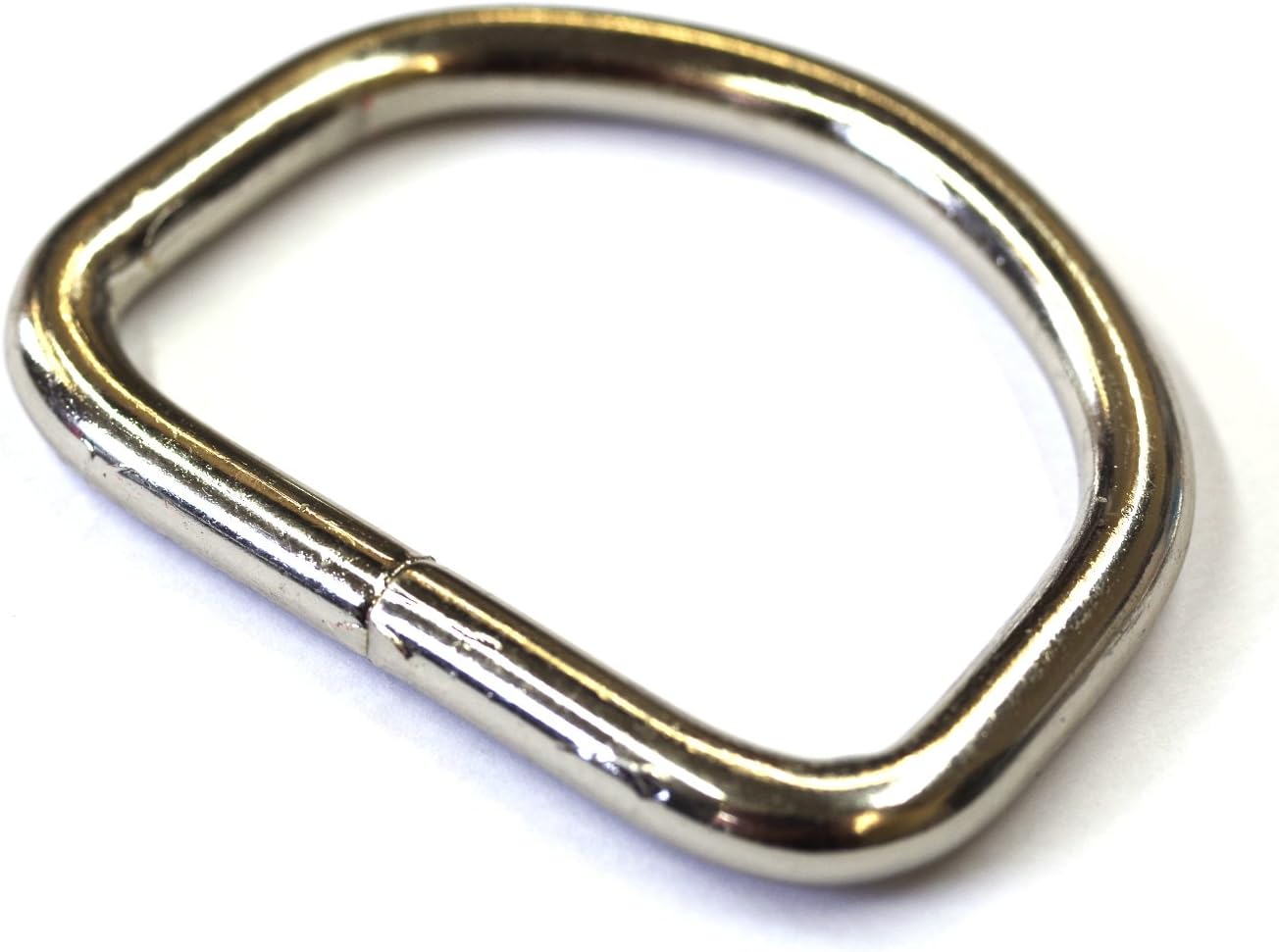 5 x Heavy Duty 5 mm Thick Welded Metal D Rings 50 mm / 2 Inch Wide