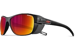 Julbo Camino Glacier Sunglasses for Men & Women w/Side Shields for Mountaineering, Hiking, Skiing, Trekking and Snow Travel