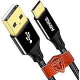 AGVEE [3 Pack 10ft] 3A Fast Durable Long Micro USB Data Charging Cable, Braided Charger Cord for Samsung Galaxy S7 S6…