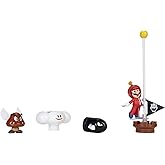 SUPER MARIO Cloud World Diorama Set with 2.5" Propeller Mario Action Figure