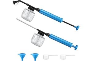 Qualirey 2 Pack Diatomaceous Earth Duster, 250ml Garden Powder Applicator Dispenser, Bulb Duster Sprayer, Home Powder Applicator, Puffer Sprayer for Multi Purpose Indoor & Outdoor (Blue)