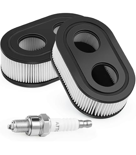 2 Filtres à Air Pour Tondeuse Briggs & Stratton - Remplace 593260 798452 - Installation Facile Sans Outils