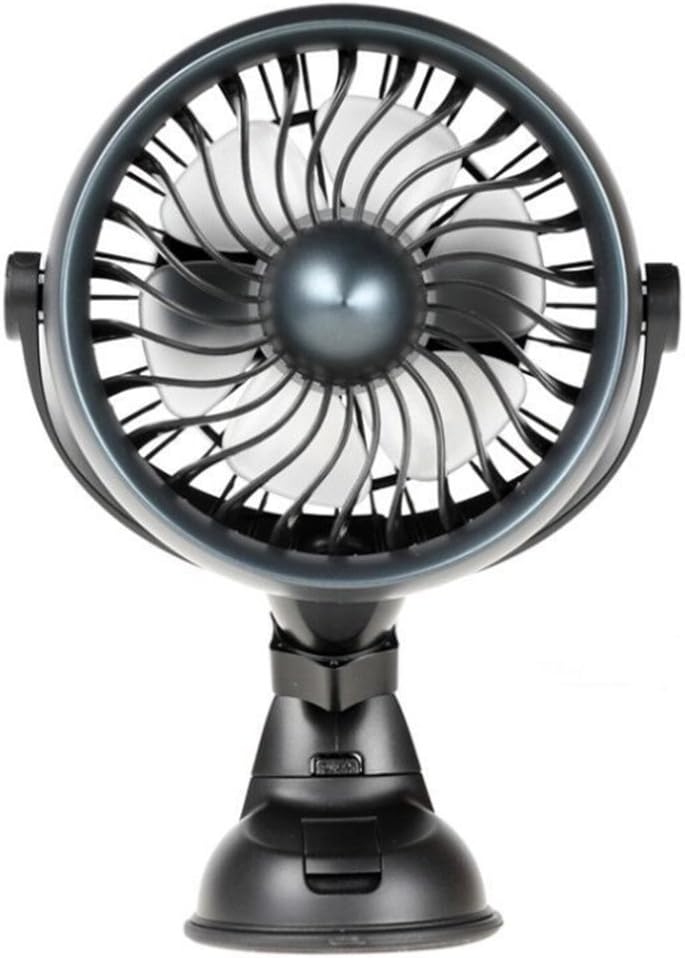 LLVV Aromatherapy Insect Repellent Car Sucker Fan Usb Rechargeable Portable Rotating Mini Ultra Quiet Multifunction Car Fan,A