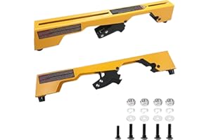 SD-CityCliq Miter Saw Mounting Brackets (2 Pack) Large, fits for DW723 DWX723 DWX724 DWX725 DWX725B and DE7023 Miter Saw Stand Mounting,Yellow(OEM NO,DW7231)