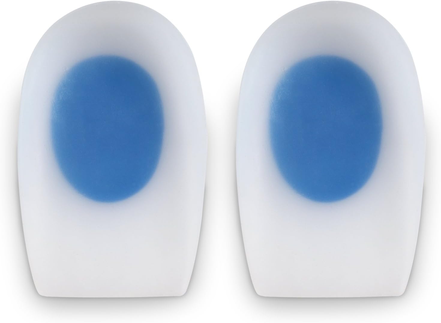 Soles Silicone Heel Cups (Pair) Soft Cushions to Help Relieve Foot Pain, Bone Spurs, Plantar Fasciitis - Hypoallergenic, Stain and Odor Resistant - Unisex - XL / 42-43-44: Health & Personal Care