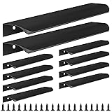 Malimali 10 Pack Black Finger Edge Pulls for