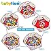 Babylian Playpen Ball Pit with Red Zippered Storage Bag for Kids,Pets 39.4-inch by 19.7-Inch (Balls not Included)