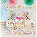 Creative Converting All Over Print Plastic Tablecover, Unicorn Sparkle, One Size, Multi Color