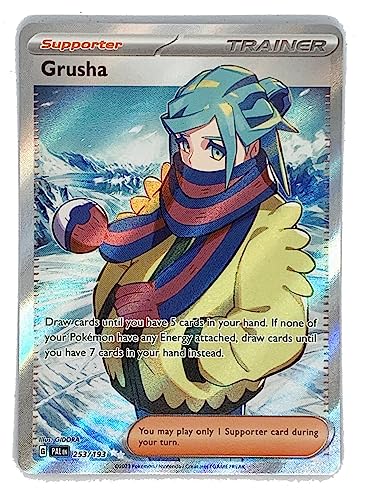 Pokemon - Grusha 253/193 - Paldea Evolved - Full Art Ultra Rare Card at Amazon