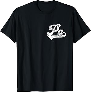 Mens Pa Vintage Retro Father's Day for Papa Grandpa T-Shirt