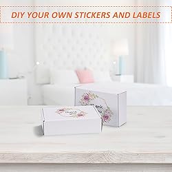 HORLIMER 10 Pack 7x5x2 Shipping Boxes, White