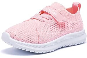 Rechtmien Toddler Boy Girl Shoes Breathable Walking Sneakers Mesh Running Shoes Tennis Barefoot Shoes(Toddler)