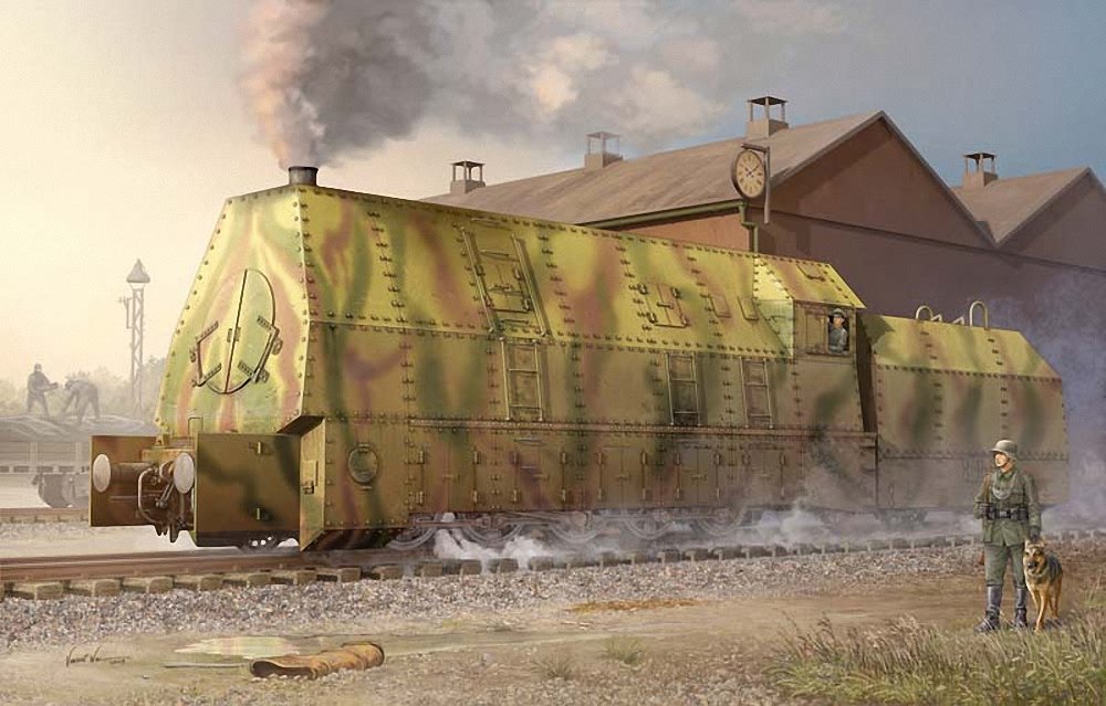 Trumpeter 1:35 - Br-57 German Panzerlok Amoured Locomotive
