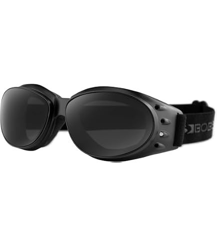 Amazon.com: Bobster DKT30CHD Piston Goggles, Black Frame/Amber