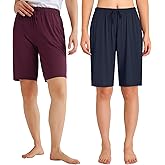 Latuza Women's Viscose Pajama Shorts Knee Length Sleep Shorts