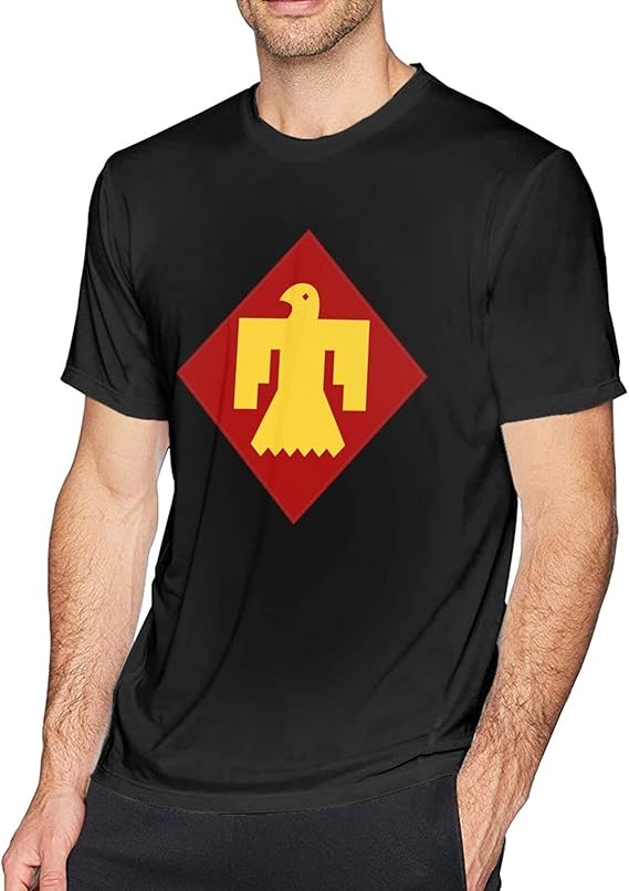 Amazon Mans Us Army 45th Infantry Division T Shirt Cotton Tshirts 