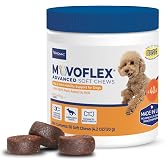 MOVOFLEX Advanced Soft Chews Hip and Joint Support Supplement for Small Dogs - 60 Count by Virbac
