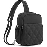 G4Free Small Diaper Bag Backpack for Women, Mini Crossbody Diaper Bag Purse | Lightweight &amp; Compact, 8.5*11.2*5.5 inch, 8L, Water Resistant, Convertible &amp; Reversible, Crossbody, with Wipes Pocket, Black