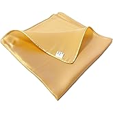 Mr.Van Silk Pocket Squares for Men 16.5 Momme 100% Silk Handkerchief for Men 13.8"x13.8"- Suit Pocket Squares Solid Color