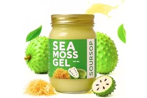 Tropical Soursop Sea Moss Gel �C Wildcrafted & Organic �C Mineral-Rich Superfood for Energy, Immunity & Digestion �C Ready to Ea