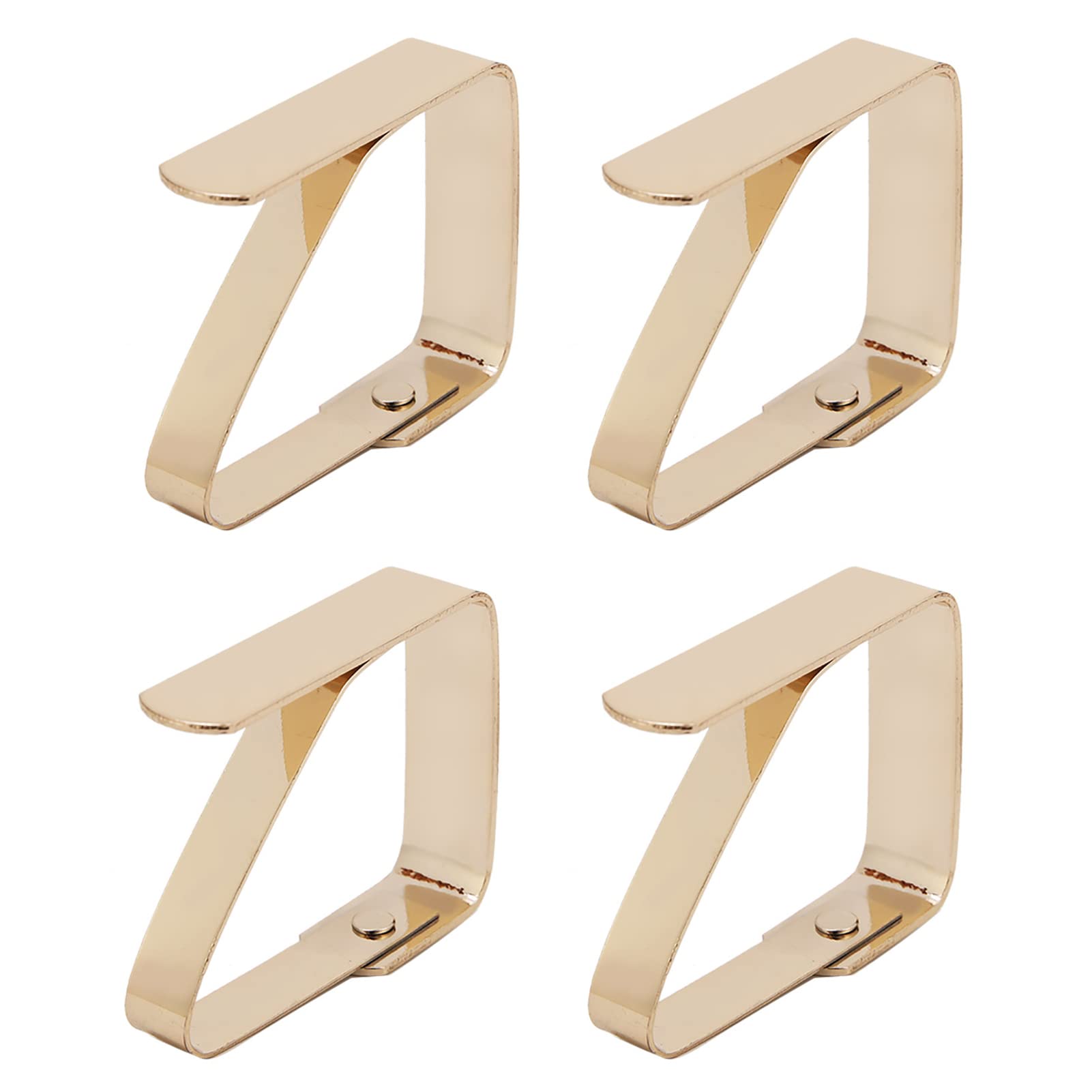 HERCHR Tablecloth Clips Stainless Steel, Thickened Table Cover Clamps Holder Adjustable Table Cloth Holders for Picnic BBQ Wedding DIY Party