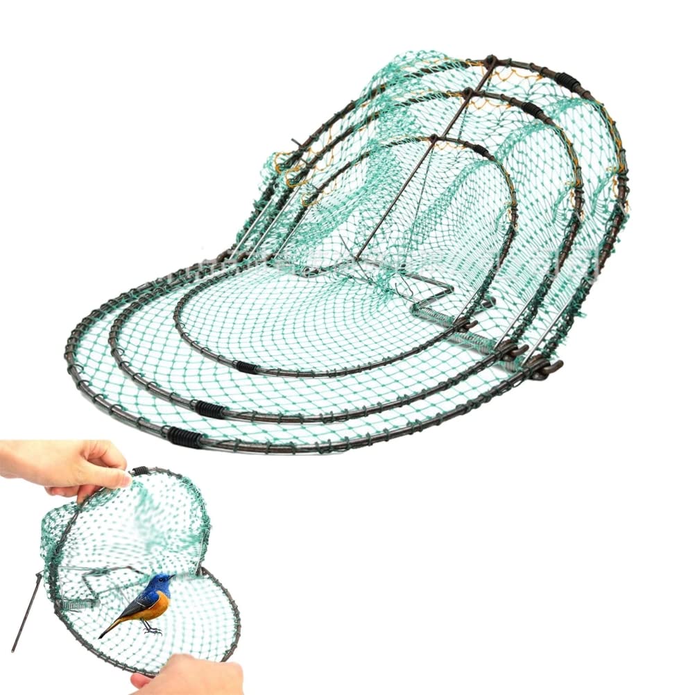 Gonetre Bird Catching Net Control Humane Live Trap Mesh Bird Control For Sparrows, Pigeons, Budgies, Quail And Birds