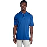 Jerzees Mens Men's Short Sleeve Polo Shirts, Cotton Blend, Two Button Closure, Regular Fit, Sizes S-5x