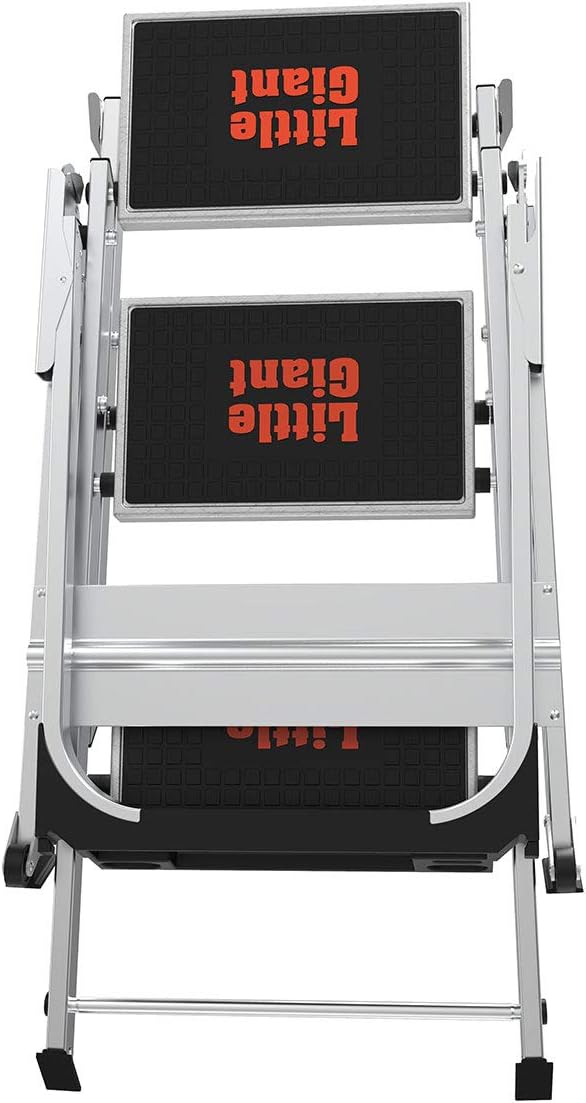 Little Giant Ladders, Safety Step, 3-Step, 3 Foot, Step Stool, Aluminum, Type 1A, 300 lbs Weight Rating, (10310BA): Home Improvement