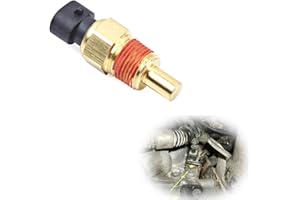 ZBGUN 1 PC Car Engine Coolant Temperature Sensor, Modified Water Temperature Sensor for Normal Safe Driving Work, Auto Parts Replacement OEM 1338450 12146312, Compatible with Buick, Chevrolet (Gold)