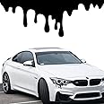 Murimt Halloween Stickers 2 PCS Funny Reflective Dripping Blood Effect Car Sticker, Waterproof Vinyl Decal, Computer Truck Sports Car Motorcycle Decor (Black)
