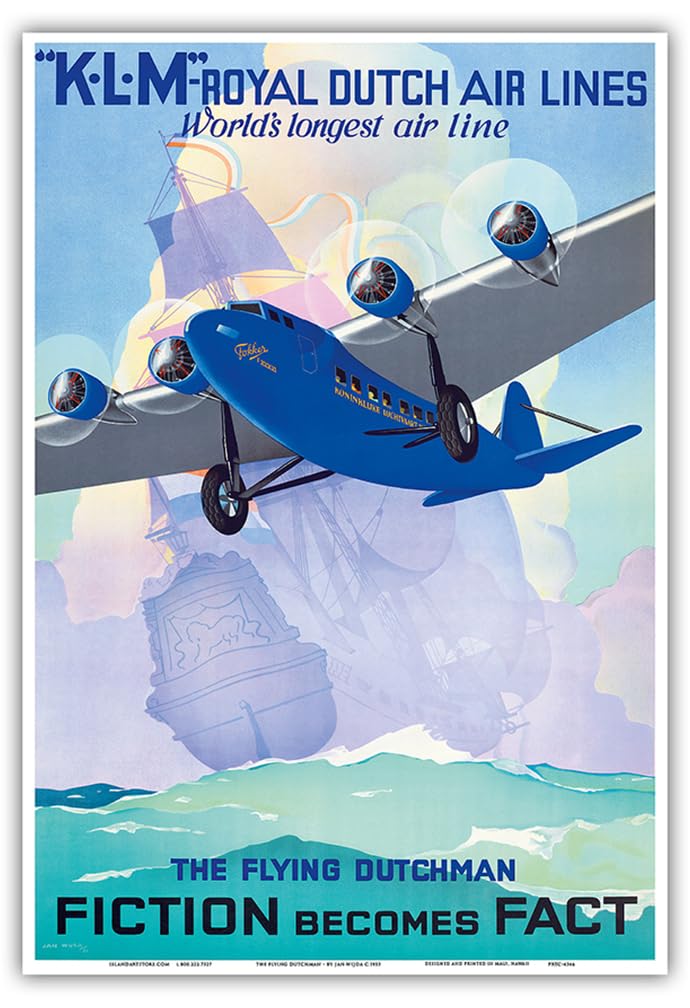 The Flying Dutchman Fiction becomes Fact KLM Royal