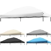 8x8 Canopy Replacement Top, Replacement Cover for 8x8 Pop Up Canopy Tent (Top Cover Only) White