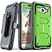Samsung Galaxy Luna / Galaxy J1 (2016) J120 / Amp 2 / Express 3 case, COVRWARE [Aegis Series] Built-in [Screen Protector] Heavy Duty Full-Body Rugged Holster Armor [Belt Clip][Kickstand], Green
