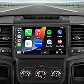 Car Stereo for Dodge Ram 2013-2019 1500 2500 3500, 9 Inch Android 13 Radio, 2GB+64GB, Wireless CarPlay & Android Auto/GPS/FM/