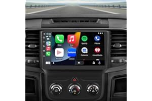 Car Stereo for Dodge Ram 2013-2019 1500 2500 3500, 9 Inch Android 13 Radio, 2GB+64GB, Wireless CarPlay & Android Auto/GPS/FM/