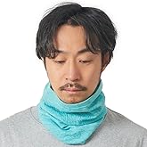 CHARM Neck Warmer for Women and Men - Warm Organic Cotton Headbands Made in Japan Ear Beanie Head Band