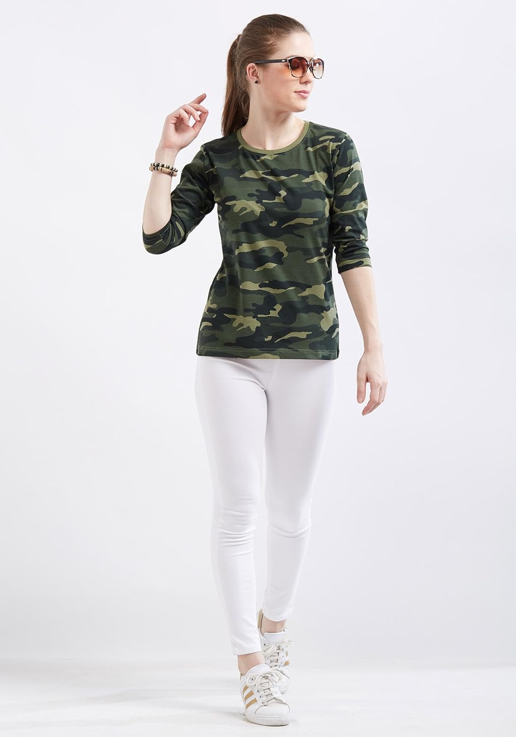 wear your opinion women's camouflage t-shirt