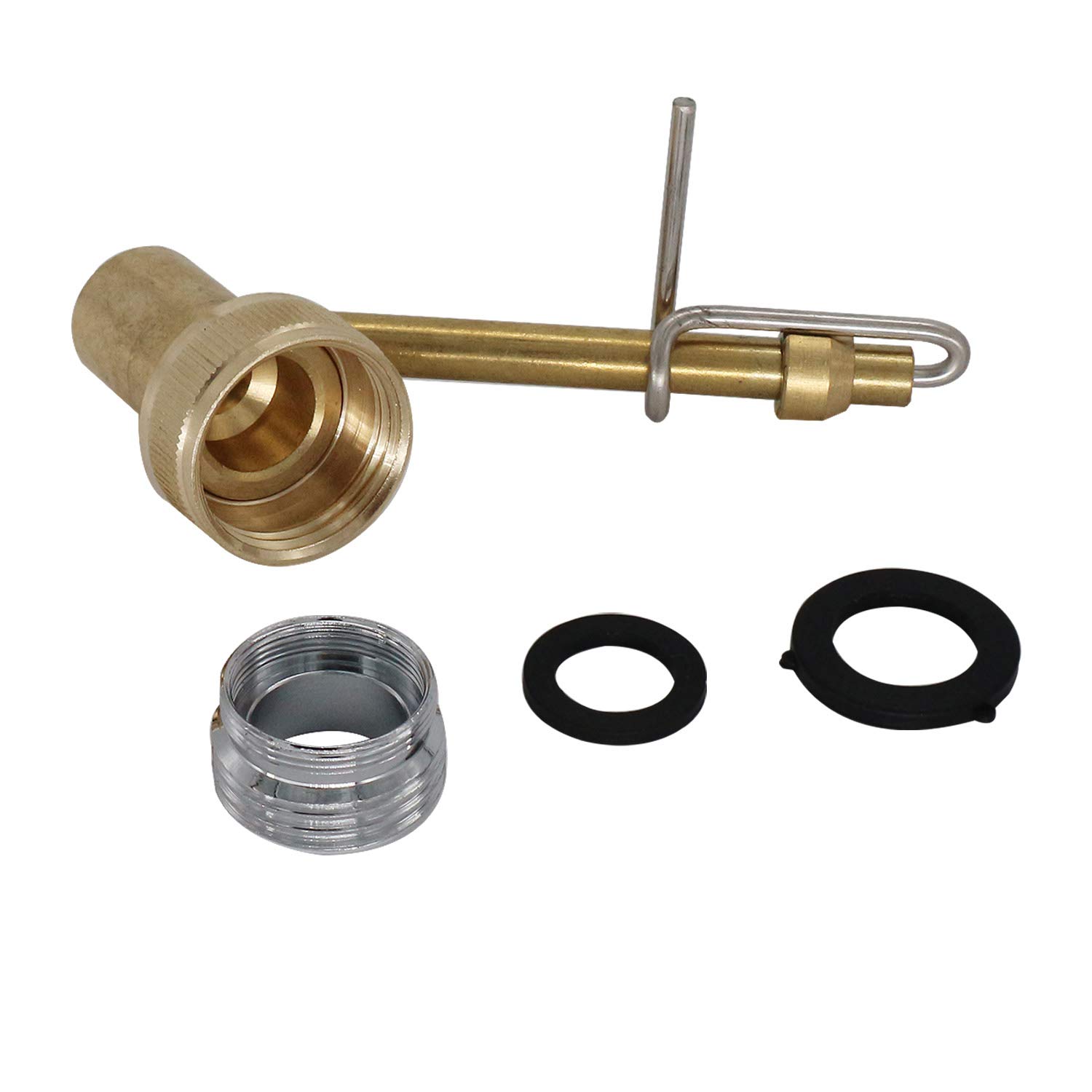 New Brass Carboy & Bottle Washer with US Faucet Adapter, Home Brew Water Jet Beer Making