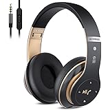 6S Wireless Bluetooth Headphones Over Ear, Hi-Fi Stereo Foldable Wireless Stereo Headsets Earbuds with Built-in Mic, Volume C