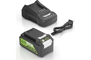 ActZone 24V 6Ah Battery for Bissell CleanView XR/CleanView XR Pet Stick Vacuum Cleaner 3789U, 51.6W Fast Charger for Bissell Cleanview XR Battery & XR Pet Battery 4054