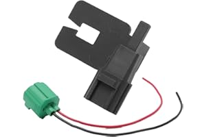 Wanzuwbip Ambient Air Temperature Sensor & Connector Pigtail Plug Compatible with Chrysler Dodge Ram Jeep ‎68518243AA