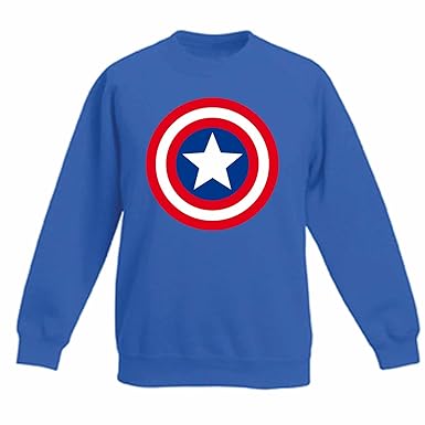 maglietta capitan america bambino