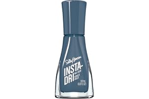 Sally Hansen Insta-Dri Nail Polish | Quick Dry, Long Lasting, Streak-Free Shine | Opaque, Shiny | 507 Time to Indi-go | Deep Indigo Blue Nail Color.