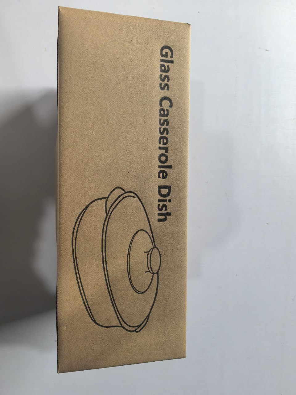 Luvan 2.8L/3Qt Glass Casserole Dish with Lid, Ribbed Oval Glass Baking Dish for Oven & Microwave, Clear Lead-Free Covered Casserole Cookware, Versatile Deep Glasses Food Container for Baking, Cooking