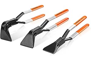 SUZUME 3 Pack Hand Seamers Sheet Metal Tools, Metal Bender Hand Tool, Sheet Metal Bender - 𝗦𝘁𝗿𝗮𝗶𝗴𝗵𝘁, 𝟰𝟱°𝗮𝗻𝗱 𝟵𝟬° with a Tool Box, for Roofing, HVAC, Drawer