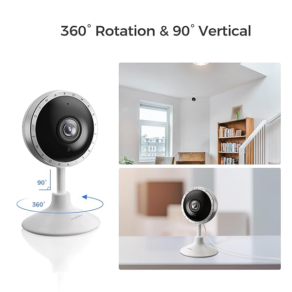 ARPHA 2K INDOOR SECURITY CAMERA, WIFI PET CAMERA FOR HOME SECURITY WITH PIR HUMAN DETECTION, SOUND DETECTION, NIGHT VERSION TWO-WAY TALK, SUPPORT TF CARD & CLOUD STORAGE