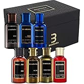 STORIES PERFUME Collection Gift Set 7 pzas King|Blue|Double Blue|Don|Niche|Niche Femme|Queen EDP 10ml/0.34oz Unisex | Citrus, Aquatic,Aromatic, Spicy a modern and long-lasting scent