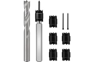 Spot Weld Cutter Kit, 11-Pack Sheet Metal Hole Cutter Punch Remover Panel Separator for Power Drill Welding Auto Body Work To