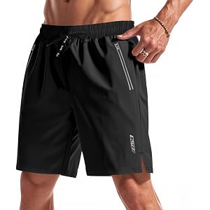 moolBeko Gym Shorts Men 7 Inch Inseam Athletic Performance Sports Shorts with Pockets Quick Dry Hiking SweatShorts